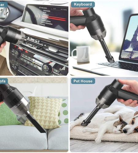 [Upgrade Mini Vacuum Cordless Vacuum Keyboard Cleaner Rechargeable Desk Vacuum for Cleaning Dust,Hair,Crumbs,Eraser Scrap,Cigarette Ash,Laptop,Pet House