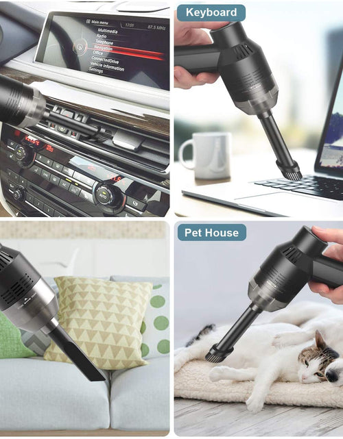 Load image into Gallery viewer, [Upgrade Mini Vacuum Cordless Vacuum Keyboard Cleaner Rechargeable Desk Vacuum for Cleaning Dust,Hair,Crumbs,Eraser Scrap,Cigarette Ash,Laptop,Pet House
