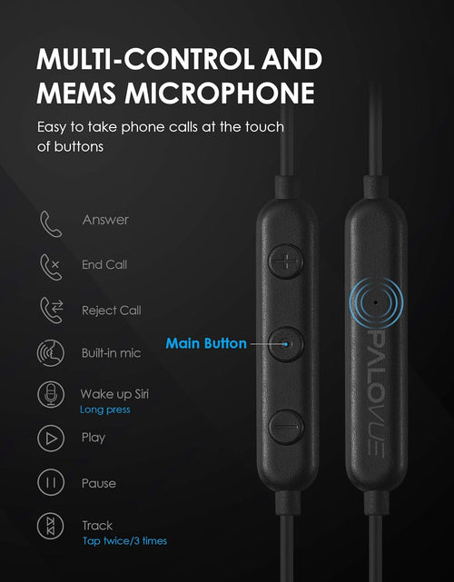 Load image into Gallery viewer, Lightning Headphones Earphones Earbuds Compatible Iphone 13 12 11 Pro Max Iphone X XS Max XR Iphone 8 plus Iphone 7 plus Mfi Certified with Microphone Controller Sweetflow Black
