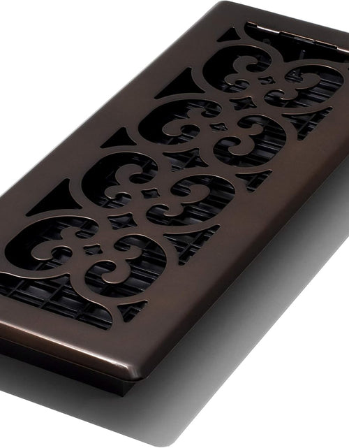 Load image into Gallery viewer, SPH412-RB Floor Register, 4X12, Rubbed Bronze Finish

