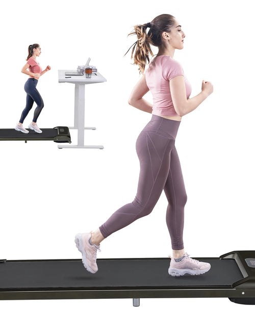 Load image into Gallery viewer, Walking Pad Treadmill, Electric Walking Treadmill Home Office, Remote Control Treadmill with 2 Modes, Workout Running Machine, Aerobic Sports Fitness Equipment Compact Treadmill
