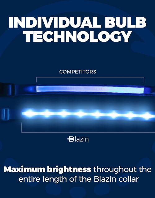 Load image into Gallery viewer, ' Safety LED Dog Collar – USB Rechargeable with Water Resistant Flashing Light
