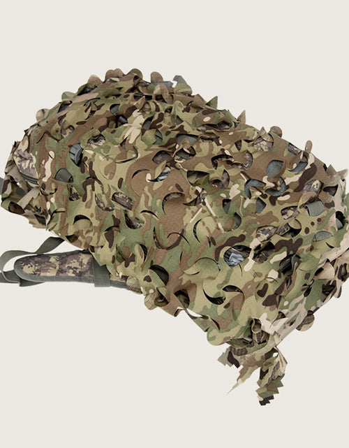 Load image into Gallery viewer, 3D Camo Net Tactical Backpack Cover Laser Cut Camouflage Pack Rucksack Cover Scrim Hunting Bag Accessories CS Wargame
