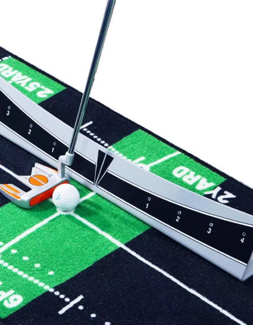 Load image into Gallery viewer, Golf Putting Track Golf Putter Trainer Calibration Track Putter Board Adjustable Range Golf Putter Trajectory Balancer Portable
