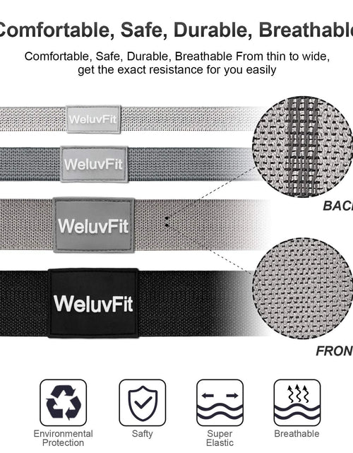Load image into Gallery viewer, Long Resistance Bands,  Workout Bands Resistance for Women and Men, Fitness Loop Booty Stretch Exercise Bands for Full Body Workout &amp; Weight Training, Pull up Assistance Bands for Home Gym
