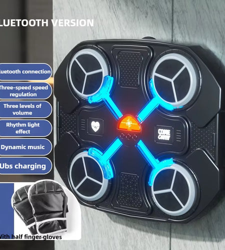 Intelligent Bluetooth Music Boxing Machine Boxing Training Punching Equipment Smart Boxing Simulator for Childrenhome Practice