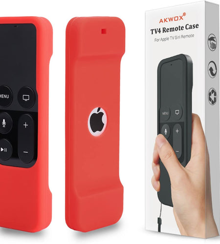 Remote Case for Apple Tv 4Th 5Th Generation,  Apple TV Siri Remote Cover Case with Lanyard (Rose Red) -Not for New Apple 4K TV Series 6Th Gen 2021