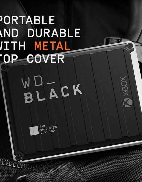 Load image into Gallery viewer, WD_BLACK 4TB P10 Game Drive for Xbox - Portable External Hard Drive HDD with 1-Month Xbox Game Pass - WDBA5G0040BBK-WESN
