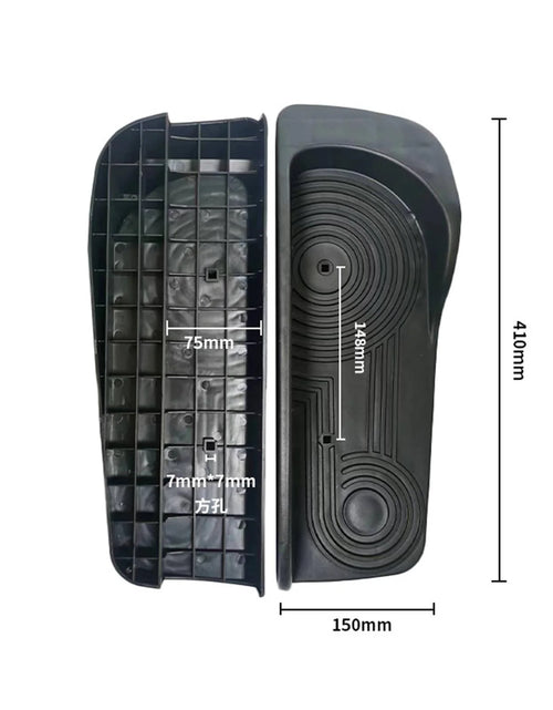 Load image into Gallery viewer, 2Pcs Rowing Machine Elliptical Machine Foot Pedals for Workout Indoor Office Uneven Bottom
