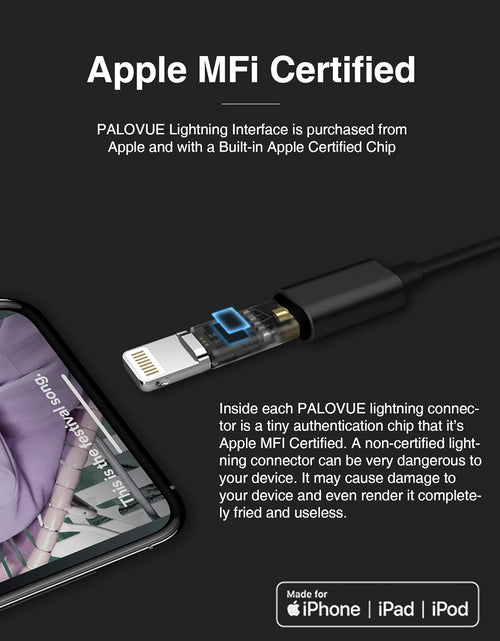 Load image into Gallery viewer, Lightning Headphones Earphones Earbuds Compatible Iphone 13 12 11 Pro Max Iphone X XS Max XR Iphone 8 plus Iphone 7 plus Mfi Certified with Microphone Controller Sweetflow Black
