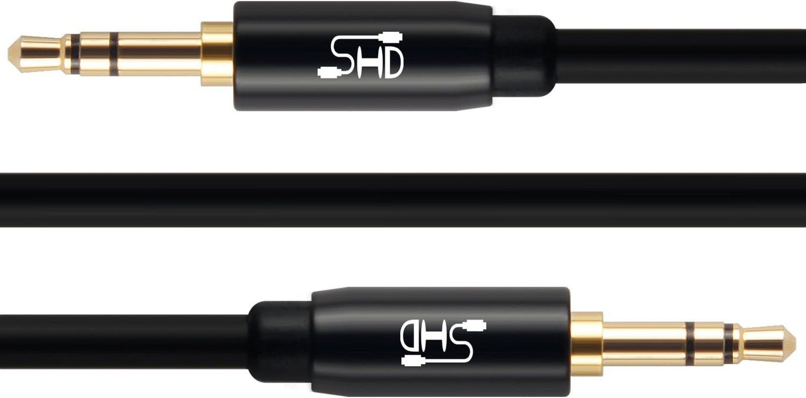 Aux Cable, 3.5Mm Audio Cable Aux for Car Auxiliary Audio Stereo Cable 3.5Mm Cord Premium Sound Dual Shielded with Gold Plated Connectors-10Feet