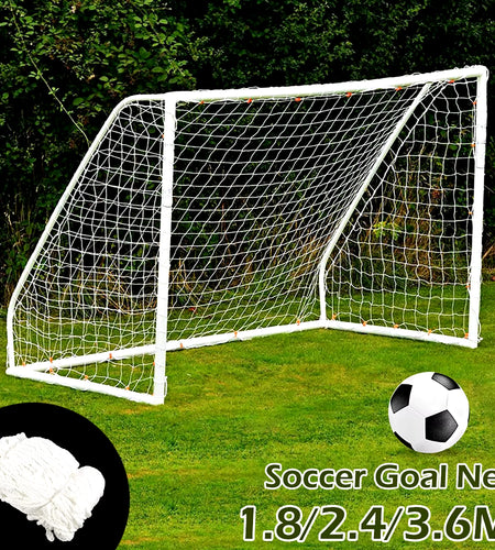 Soccer Goal Net Polyethylene Impact Resistant Soccer Goalpost Net Portable Soccer Match Equipment Club School Match Training