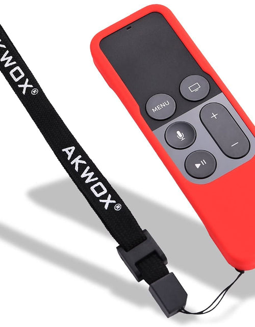 Load image into Gallery viewer, Remote Case for Apple Tv 4Th 5Th Generation,  Apple TV Siri Remote Cover Case with Lanyard (Rose Red) -Not for New Apple 4K TV Series 6Th Gen 2021
