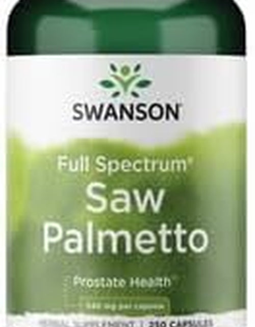 Load image into Gallery viewer, Saw Palmetto Herbal Supplement for Men Prostate Health Hair Supplement Urinary Health 540 Mg 250 Capsules
