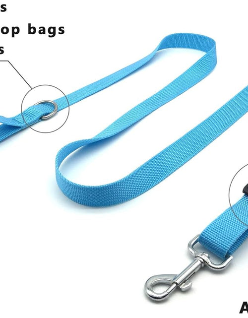 Load image into Gallery viewer, Adjustable Nylon Dog Leash, 6 Foot Long Dog Leashes for Medium Large Dogs
