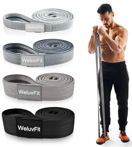 Long Resistance Bands,  Workout Bands Resistance for Women and Men, Fitness Loop Booty Stretch Exercise Bands for Full Body Workout & Weight Training, Pull up Assistance Bands for Home Gym