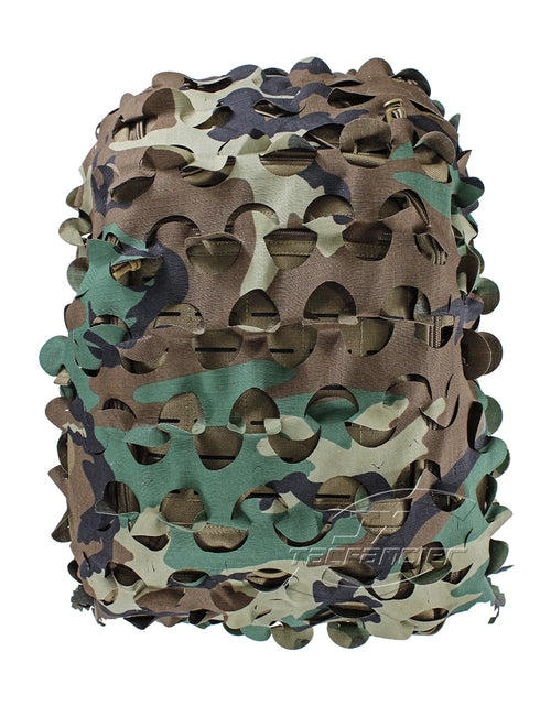 Load image into Gallery viewer, 3D Camo Net Tactical Backpack Cover Laser Cut Camouflage Pack Rucksack Cover Scrim Hunting Bag Accessories CS Wargame
