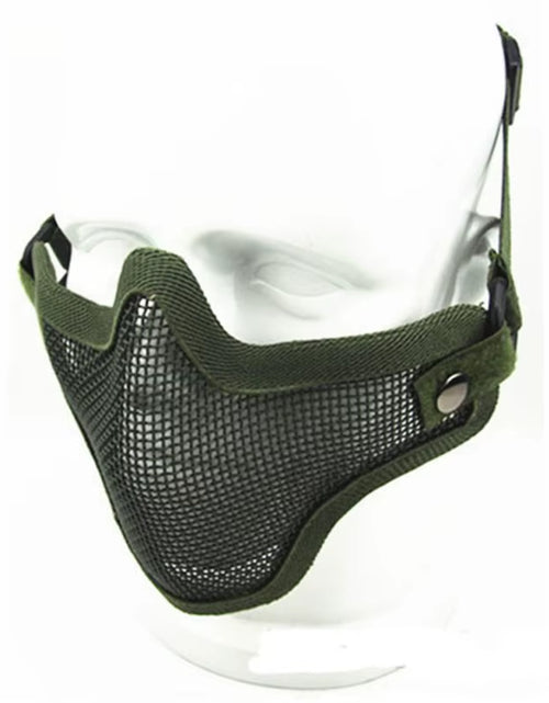 Load image into Gallery viewer, 1 Pcs Outdoor Hunting Combat Metal Mesh Camouflage Protection Tactical Airsoft Mask Sports Safety Tactical Gear 3 Colours
