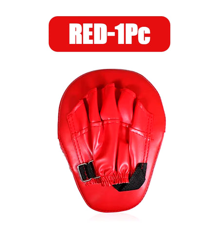 One Curved Glove Boxing Pad Hand Target Boxing Pad Gloves Training Focus Pad Taekwondo Muay Thai Mixed Martial Arts Boxing Glove