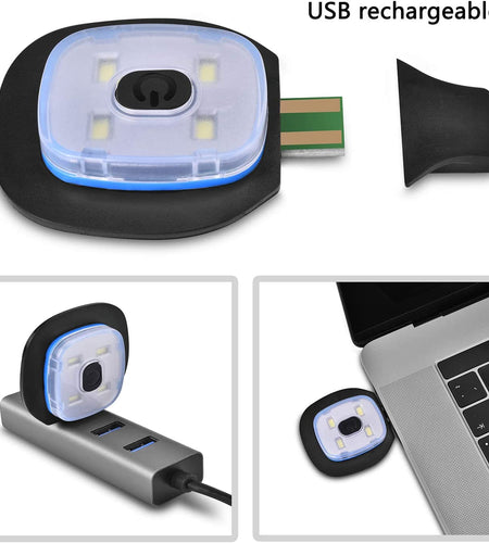 Unisex Beanie Hat with the Light Gifts for Men Dad Father USB Rechargeable Caps