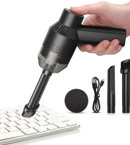 [Upgrade Mini Vacuum Cordless Vacuum Keyboard Cleaner Rechargeable Desk Vacuum for Cleaning Dust,Hair,Crumbs,Eraser Scrap,Cigarette Ash,Laptop,Pet House