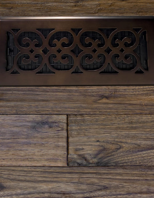 Load image into Gallery viewer, SPH412-RB Floor Register, 4X12, Rubbed Bronze Finish
