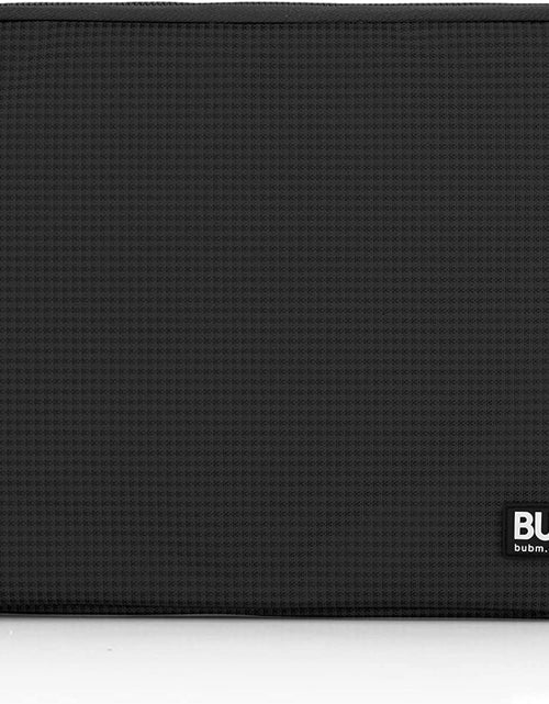 Load image into Gallery viewer, Double Layer Electronic Accessories Organizer, Travel Gadget Bag for Cables, USB Flash Drive, Plug and More, Perfect Size Fits for Ipad Mini (Medium, Black)
