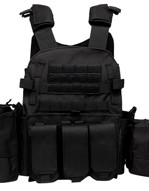 Load image into Gallery viewer, Camouflage Plate Carrier Vest Multi-Functional Paintball Airsoft Vest Adjustable Men Women Combat Equipment for Outdoor Cycling
