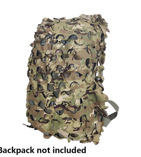 3D Camo Net Tactical Backpack Cover Laser Cut Camouflage Pack Rucksack Cover Scrim Hunting Bag Accessories CS Wargame