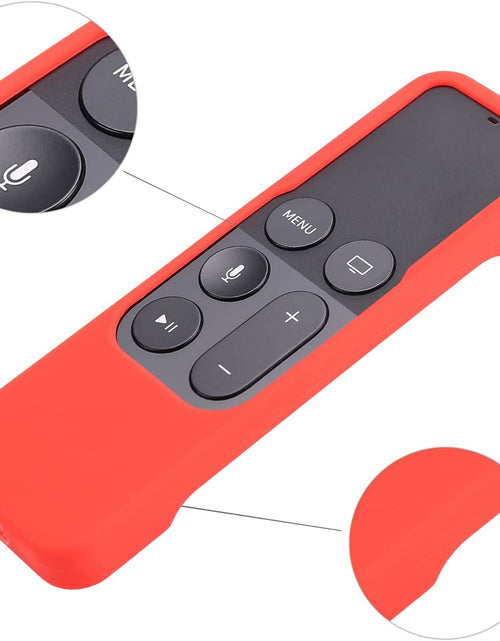 Load image into Gallery viewer, Remote Case for Apple Tv 4Th 5Th Generation,  Apple TV Siri Remote Cover Case with Lanyard (Rose Red) -Not for New Apple 4K TV Series 6Th Gen 2021
