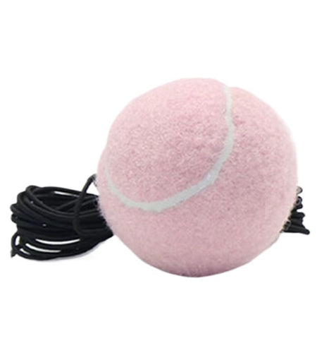 Heavy Duty Tennis Training Aids Base with Elastic Rope Ball Practice Self-Duty Rebound Tennis Trainer Partner Sparring Device