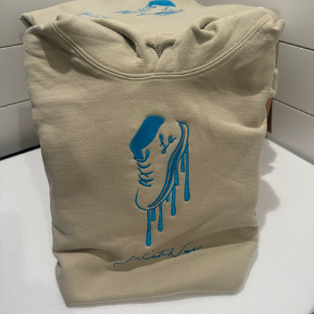 TAN Embroided Hoodie