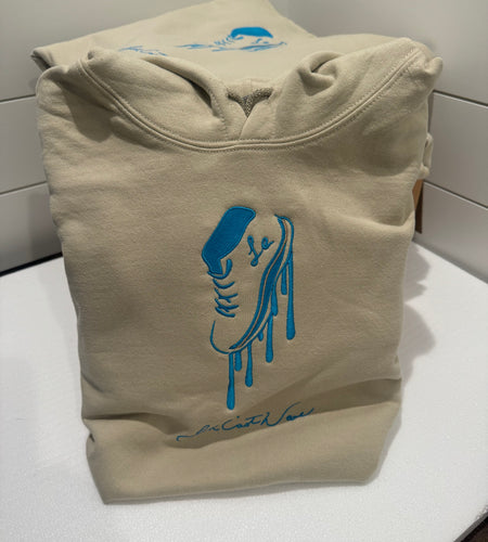 TAN Embroided Hoodie
