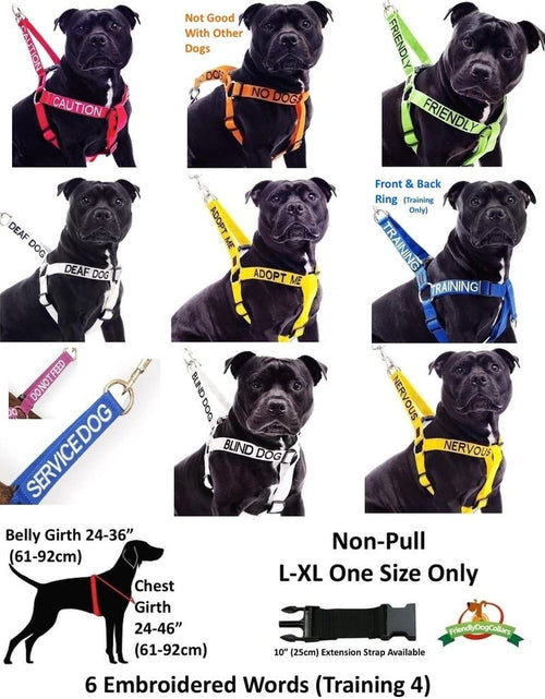 Load image into Gallery viewer, Deaf Dog White Warm Dog Coats S M M L L XL Waterproof Reflective Fleece Lined Prevents Accidents by Warning Others of Your Dog in Advance (M-L Back 17" (43Cm)
