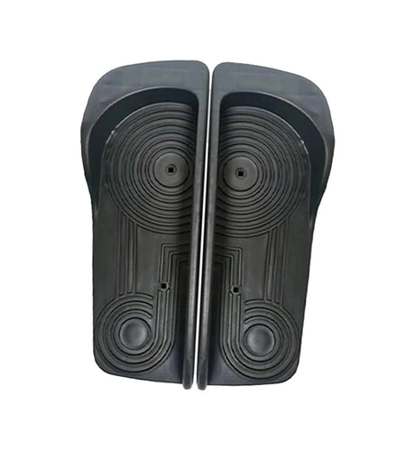 2Pcs Rowing Machine Elliptical Machine Foot Pedals for Workout Indoor Office Uneven Bottom