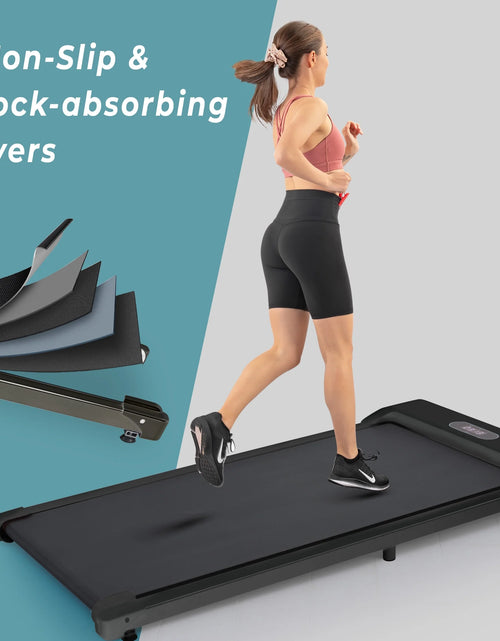 Load image into Gallery viewer, Walking Pad Treadmill, Electric Walking Treadmill Home Office, Remote Control Treadmill with 2 Modes, Workout Running Machine, Aerobic Sports Fitness Equipment Compact Treadmill
