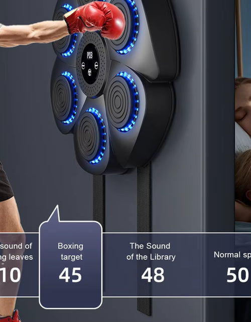 Load image into Gallery viewer, Music Boxing Machine BT Boxing Reaction Wall Mounted Target Type C Charging Boxing Training Punching Equipment for Kids Adults
