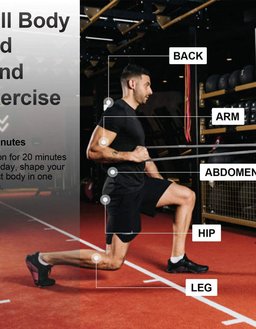 Load image into Gallery viewer, Long Resistance Bands,  Workout Bands Resistance for Women and Men, Fitness Loop Booty Stretch Exercise Bands for Full Body Workout &amp; Weight Training, Pull up Assistance Bands for Home Gym
