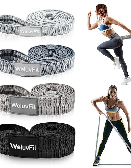 Load image into Gallery viewer, Long Resistance Bands,  Workout Bands Resistance for Women and Men, Fitness Loop Booty Stretch Exercise Bands for Full Body Workout &amp; Weight Training, Pull up Assistance Bands for Home Gym
