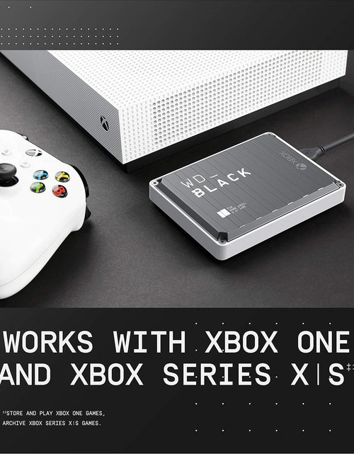 Load image into Gallery viewer, WD_BLACK 4TB P10 Game Drive for Xbox - Portable External Hard Drive HDD with 1-Month Xbox Game Pass - WDBA5G0040BBK-WESN
