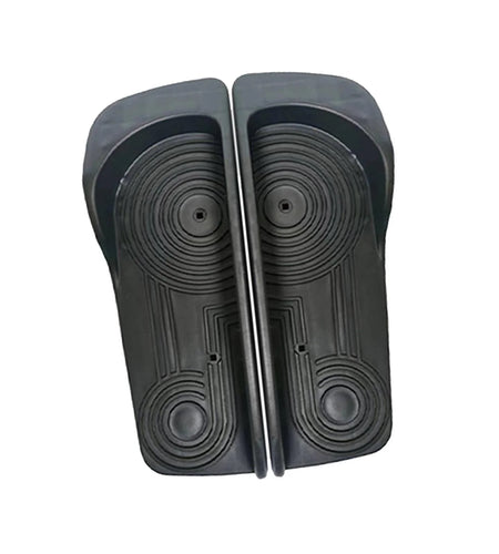 2Pcs Rowing Machine Elliptical Machine Foot Pedals for Workout Indoor Office Uneven Bottom