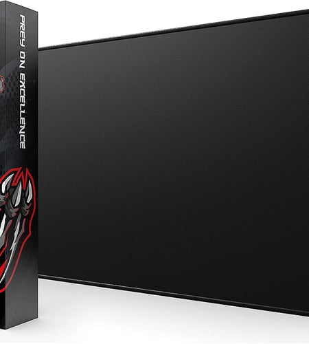 World'S Largest Gaming Mouse Pad Extended Large XXXL Black 48X24 with Stitched Edges 3XL - Laptop, Computer & PC Desk Mat - Nonslip (3XL)