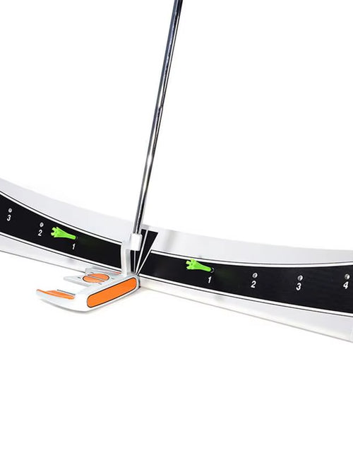 Load image into Gallery viewer, Golf Putting Track Golf Putter Trainer Calibration Track Putter Board Adjustable Range Golf Putter Trajectory Balancer Portable
