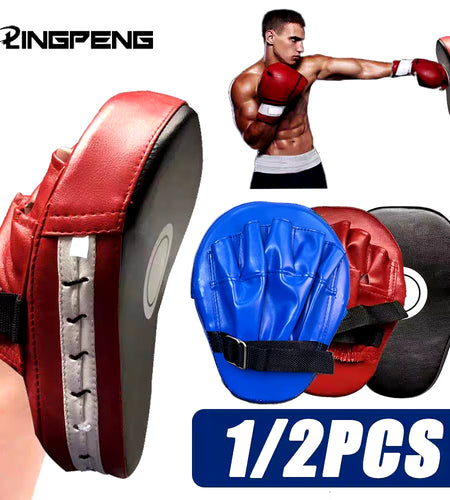 One Curved Glove Boxing Pad Hand Target Boxing Pad Gloves Training Focus Pad Taekwondo Muay Thai Mixed Martial Arts Boxing Glove