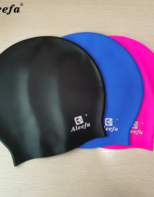 Load image into Gallery viewer, Extra Large Swim Cap for Women Long Hair Braids Dreadlocks, Silicone Bathing Swimming Caps,Weaves, Curls &amp; Afros, Waterproof
